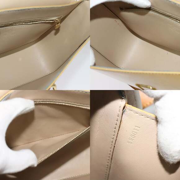 LOUIS VUITTON Monogram Vernis Christie GM Shoulder Bag Beige M91147 - Picture 12 of 12